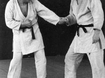 Moshé Feldenkrais in judo training